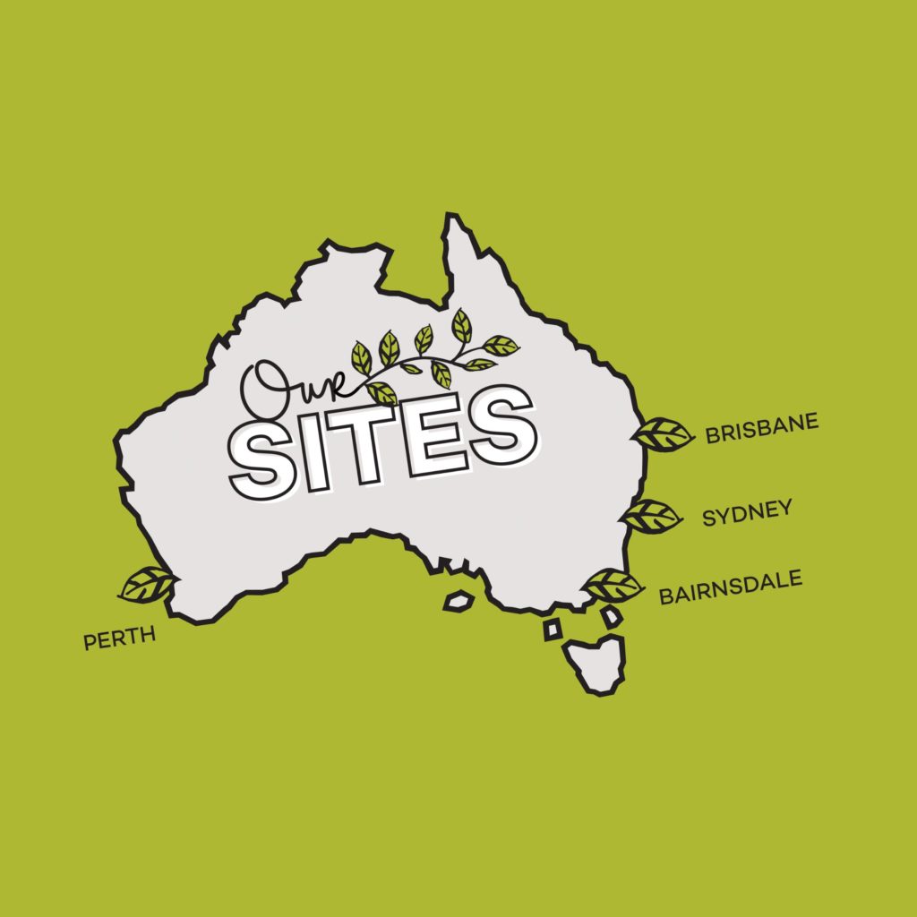 One Harvest has 4 fresh cut production sites across Australia to deliver to Australian supermarkets every day.