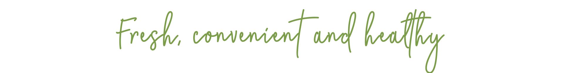 Family-owned business One Harvest delivers fresh, convenient and healthy products
