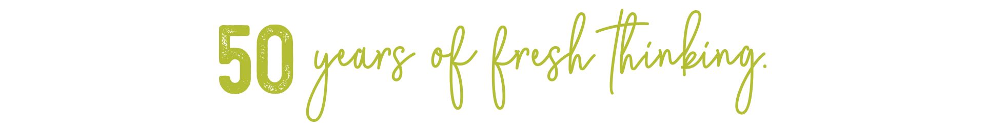 50 years of fresh thinking - celebrating 50 years as a family-owned Australian fresh produce business