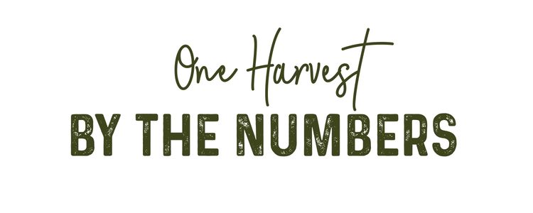 One Harvest by the numbers - showcasing our scale and impact in fresh product